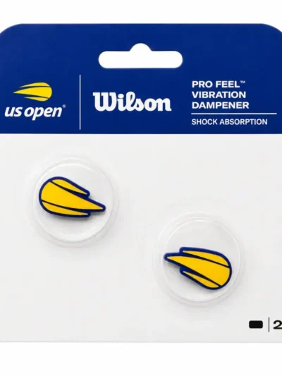 Antivibrador Wilson US Open Flame com 02 Unidades Amarelo e Azul - ATPSHOP