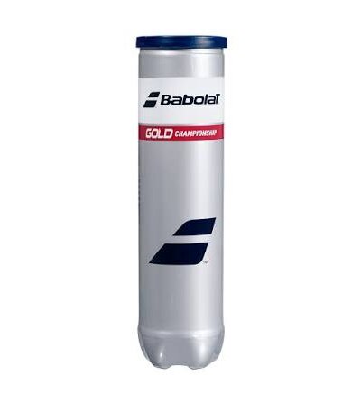 Bola de Tênis Babolat Gold Championship Tubo com 4 Bolas - ATPSHOP