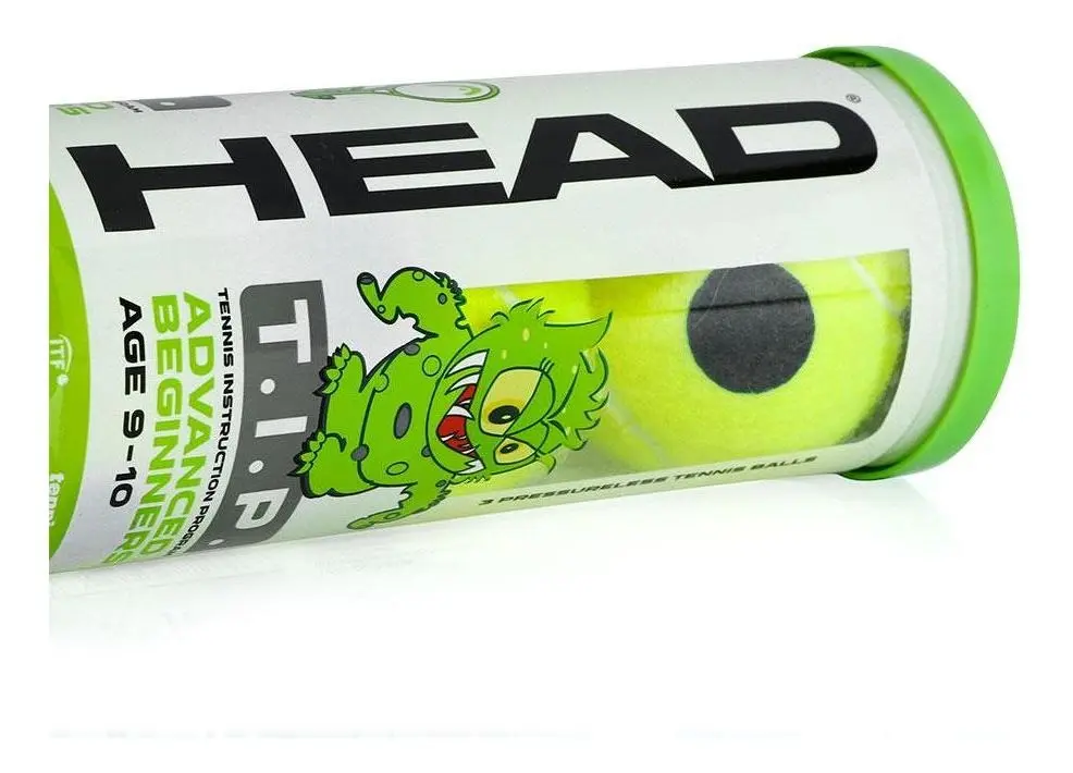 Bola De Tênis Infantil Head T.i.p Estágio 1 Tubo Com 3 Bolas - ATPSHOP