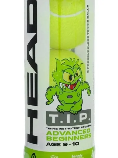 Bola De Tênis Infantil Head T.i.p Estágio 1 Tubo Com 3 Bolas - ATPSHOP