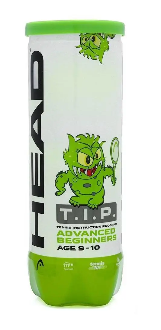Bola De Tênis Infantil Head T.i.p Estágio 1 Tubo Com 3 Bolas - ATPSHOP