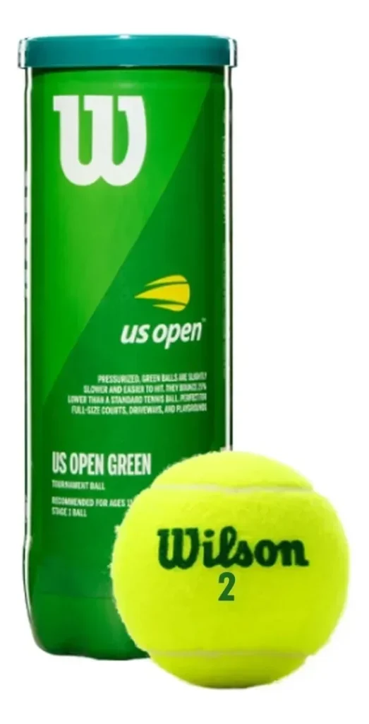 Bola Tênis Us Open Green - 1 Tubo Com 3 Bolinhas - Wilson - ATPSHOP