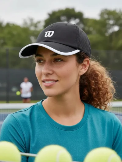 Boné Wilson Active W Preto E Branco Feminino - ATPSHOP