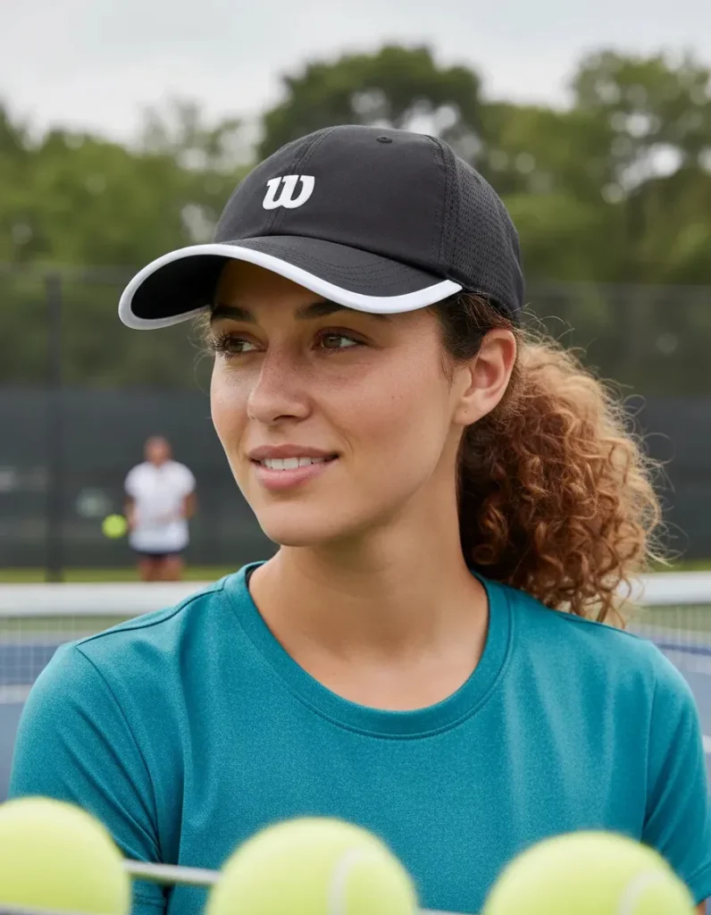 Boné Wilson Active W Preto E Branco Feminino - ATPSHOP