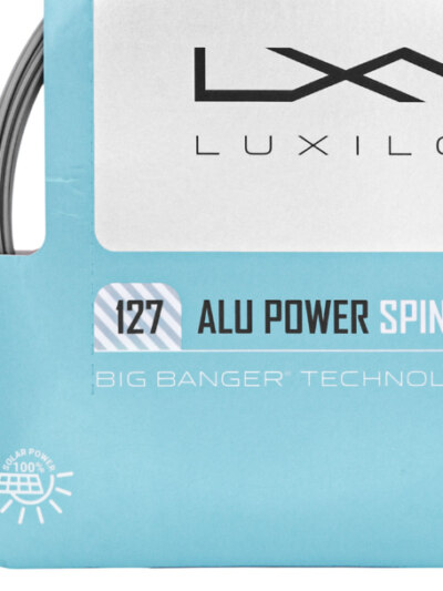 Corda Luxilon Alu Power Spin 16L 1.27mm Cinza - Set Individual - ATPSHOP
