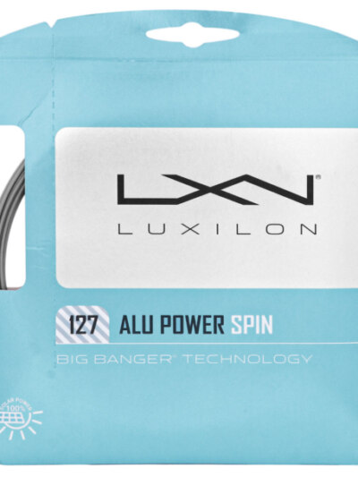Corda Luxilon Alu Power Spin 16L 1.27mm Cinza - Set Individual - ATPSHOP