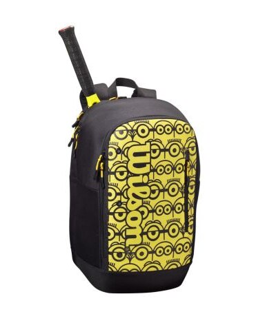 Mochila Wilson Tour Minions Preta e Amarela - Edição Limitada - ATPSHOP