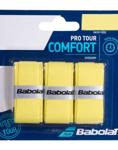 Overgrip Babolat Pro Tour X3 Amarelo - ATPSHOP