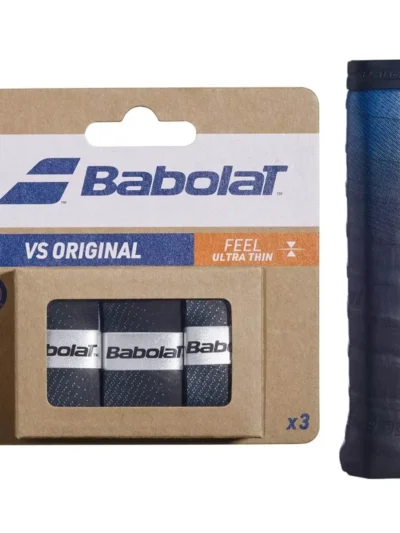 Overgrip Babolat VS Original Preto e Azul - ATPSHOP