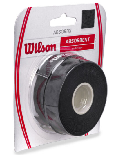 Overgrip Wilson Absorbx Preto Com 03 Unidades - ATPSHOP