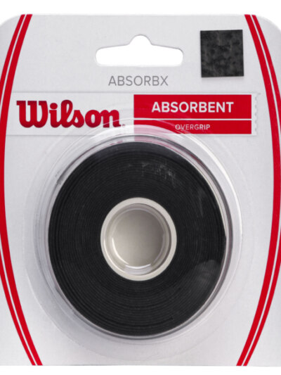 Overgrip Wilson Absorbx Preto Com 03 Unidades - ATPSHOP