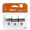 Overgrip Wilson Profile Roland Garros - Com 03 Unidades Branco e Azul - ATPSHOP