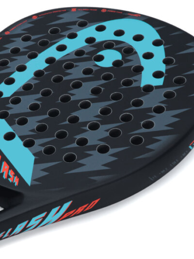 Raquete de Padel Head Flash Pro Preta Laranja e Azul - ATPSHOP