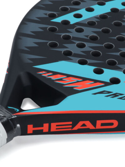 Raquete de Padel Head Flash Pro Preta Laranja e Azul - ATPSHOP