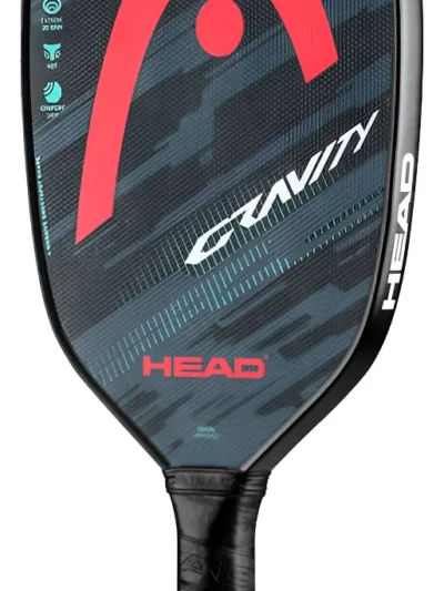 Raquete Pickleball Head Gravity Preto e Vermelho - ATPSHOP