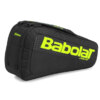 Raqueteira Babolat Carlitos Junior Preto e Limão - ATPSHOP