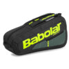 Raqueteira Babolat Carlitos Junior Preto e Limão - ATPSHOP