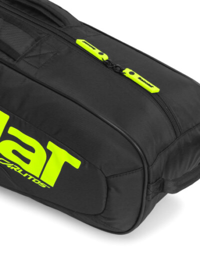 Raqueteira Babolat Carlitos Junior Preto e Limão - ATPSHOP