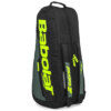 Raqueteira Babolat Carlitos Junior Preto e Limão - ATPSHOP
