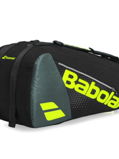 Raqueteira Babolat Pure Aero Rh6 2026 Gen9 Preto e Limão - ATPSHOP