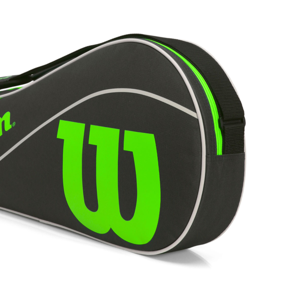 Raqueteira Wilson Advantage 3PK Triple Preto e Verde - ATPSHOP