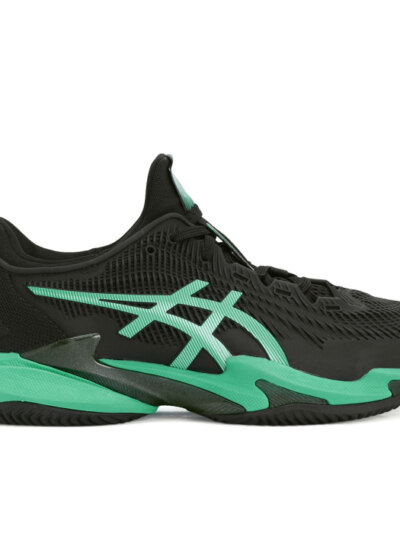 Tênis Asics Court FF 3 - Clay - Saibro - Preto e Verde - ATPSHOP