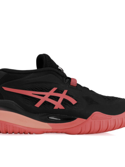 Tênis Asics Gel Resolution X - All Court Preto e Coral - ATPSHOP