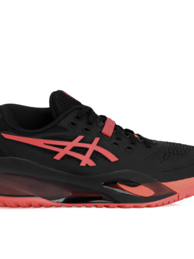 Tênis Asics Gel Resolution X - All Court Preto e Coral - ATPSHOP