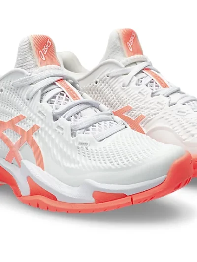Tênis Asics - Solution Speed FF 3 - White-Sun Coral - ATPSHOP