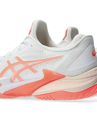 Tênis Asics - Solution Speed FF 3 - White-Sun Coral - ATPSHOP