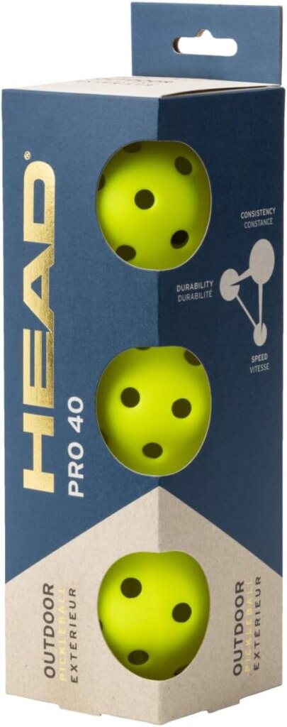 Bola De Pickleball HEAD Pacote Pro 40-3 - ATPSHOP