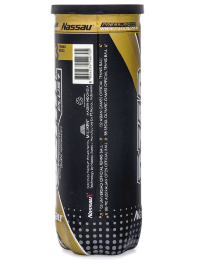 Bola De Tênis Nassau Czar Plus Tubo Com 3 Bolas - ATPSHOP