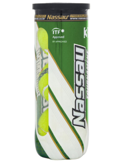 Bola De Tênis Nassau Tournament Tubo Com 3 Bolas - ATPSHOP