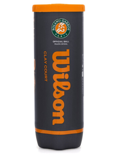 Bola de Tênis Wilson Roland Garros Oficial Clay Pack com 03 Tubos - ATPSHOP