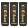 Bola de Tênis Wilson US Open Regular Duty Saibro Pack com 3 Tubos - ATPSHOP