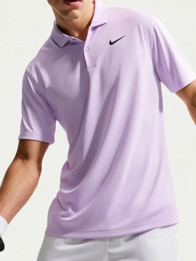 Camiseta Polo Nike Masculina Court Dry Fit Lilás - ATPSHOP