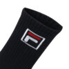Meia Fila Cano Médio 34 ao 38 - Pack com 03 Pares - Preta - ATPSHOP