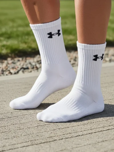 Meia Kit 3 ParesMasculina Under Armour Cano Alto Esportiva - ATPSHOP