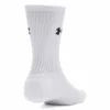 Meia Under Armour Performance Cotton 3 Pares - Branco Cano Médio - ATPSHOP