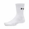 Meia Under Armour Performance Cotton 3 Pares - Branco Cano Médio - ATPSHOP