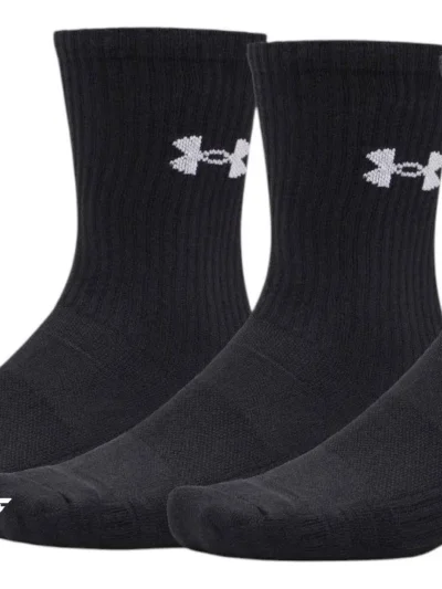 MeiaTripack Cano Longo Under Armour Performance Cotton Pto - ATPSHOP