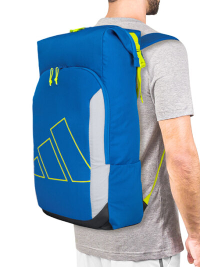 Mochila Adidas Multigame 3.3 Azul Cinza e Limão - ATPSHOP