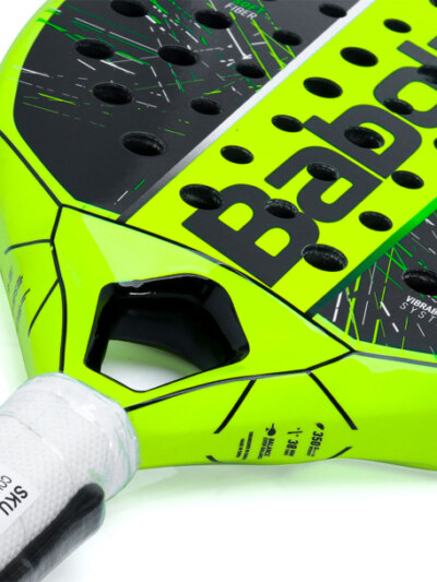 Raquete de Padel Babolat Counter Vertuo Preta e Limão - ATPSHOP