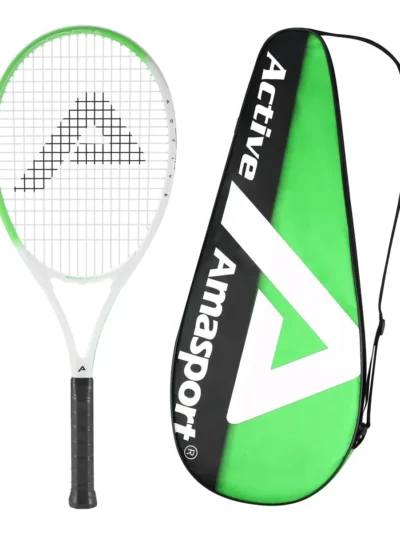 Raquete De Tênis Ama Sport Active 27 Verde Encordoada - ATPSHOP