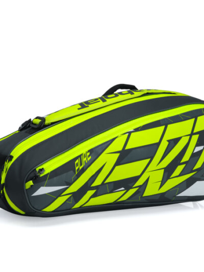 Raqueteira Babolat Pure Aero RH X6 Preta Cinza e Amarela - ATPSHOP