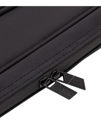 Raqueteira Wave Simples para 2 Raquetes de Couro Sintético Preta - ATPSHOP