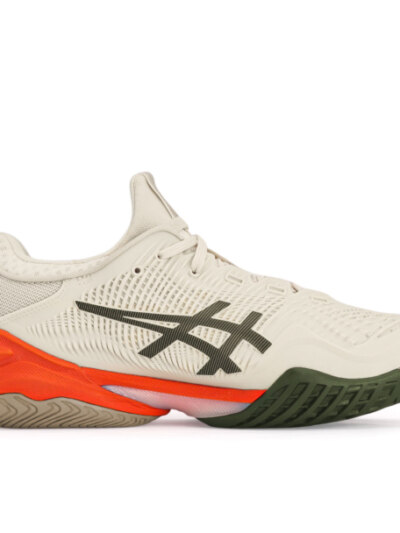 Tênis Asics Court FF 3 All Court - Bege Claro e Laranja - ATPSHOP