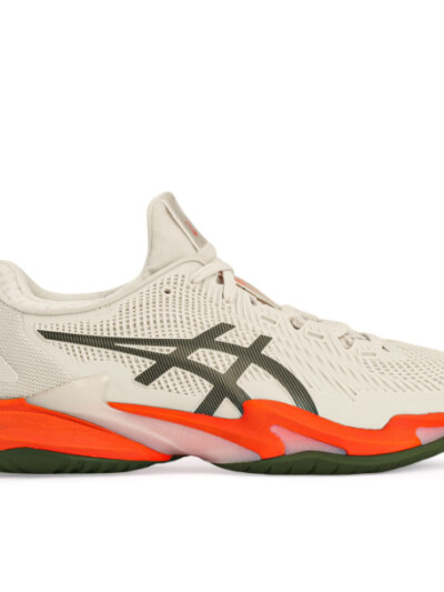 Tênis Asics Court FF 3 All Court - Bege Claro e Laranja - ATPSHOP