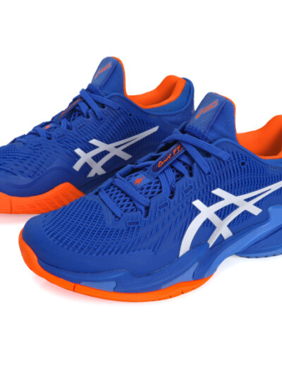 Tênis Asics Court FF 3 Novak All Court - Azul e Laranja - ATPSHOP