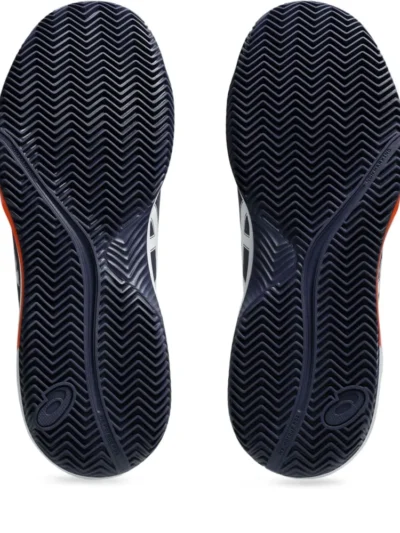 Tenis ASICS GEL Dedicate 8 CLAY Marinho e Laranja - ATPSHOP